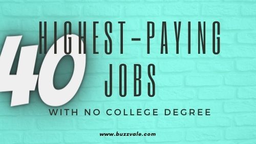 highest paying jobs with no college degrees