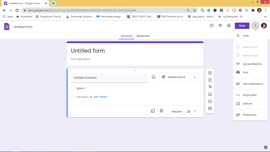 collaborators for google forms in business