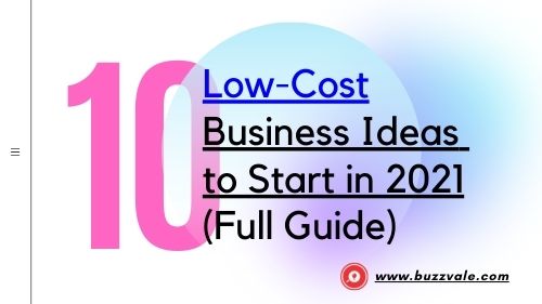 low cost business to start