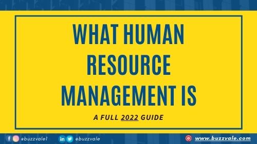 what human resource management is 