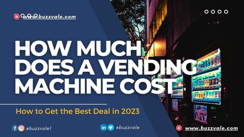 how much does a vending machine cost